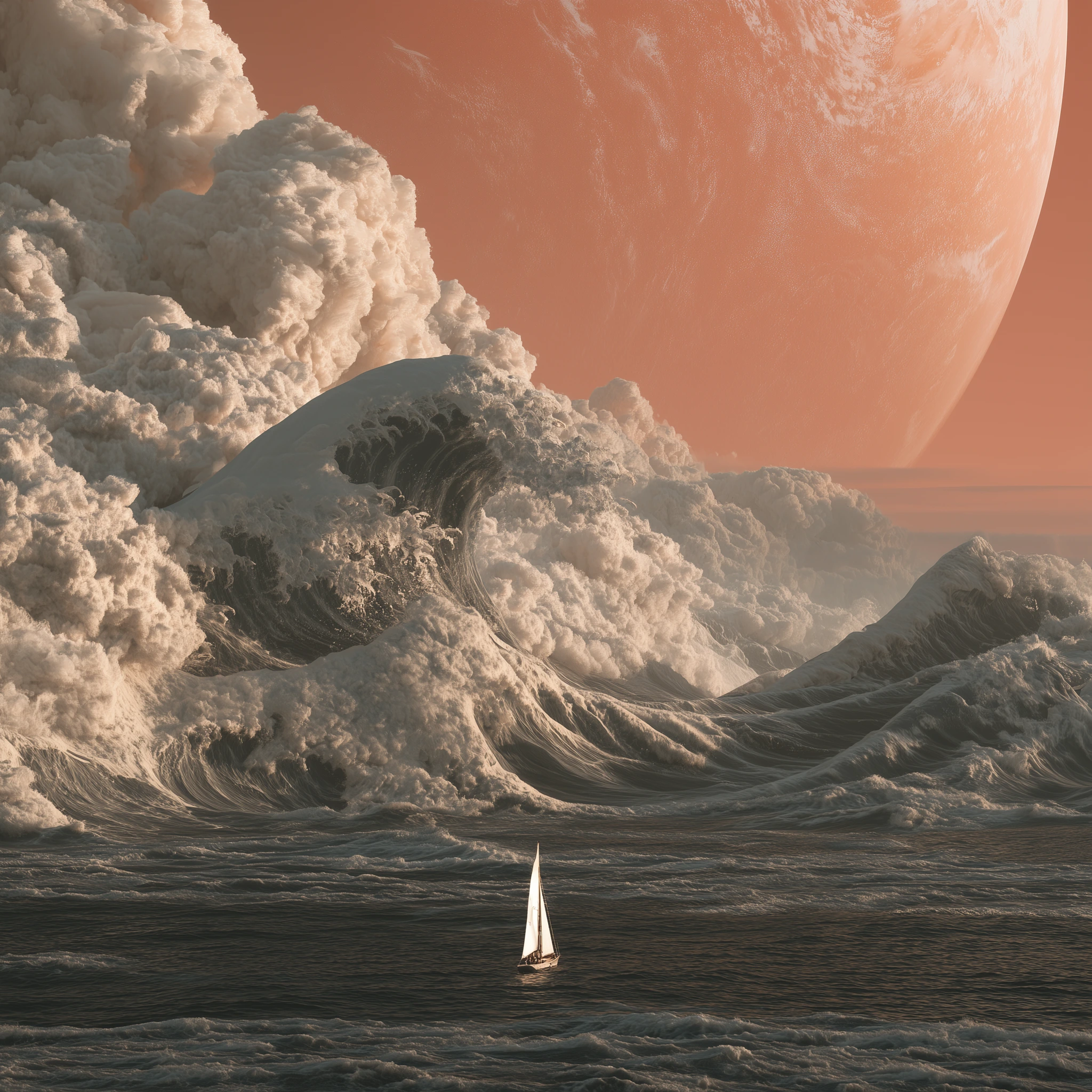 Sailboat Before the Storm jigsaw puzzle