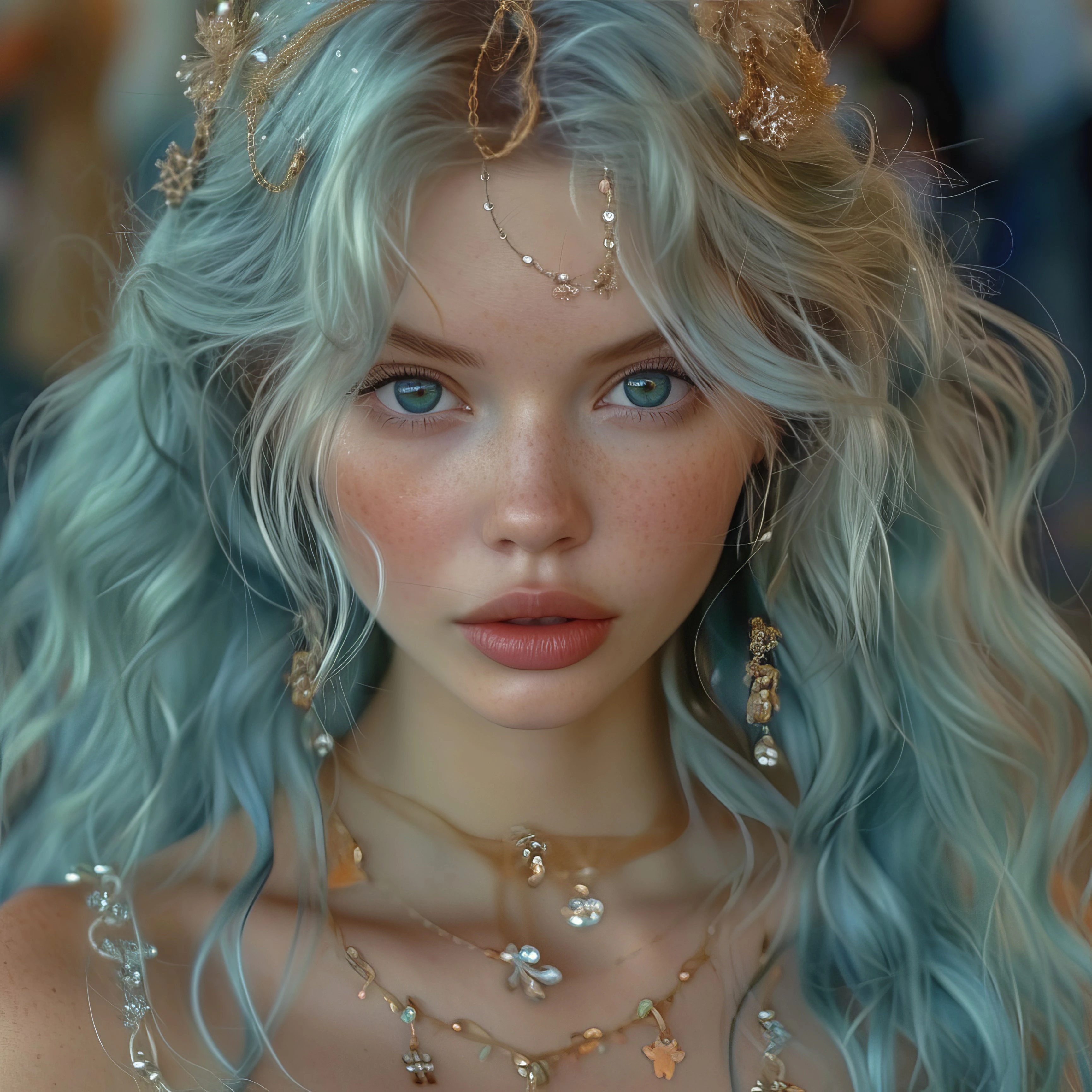 Ethereal Maiden in Jade jigsaw puzzle