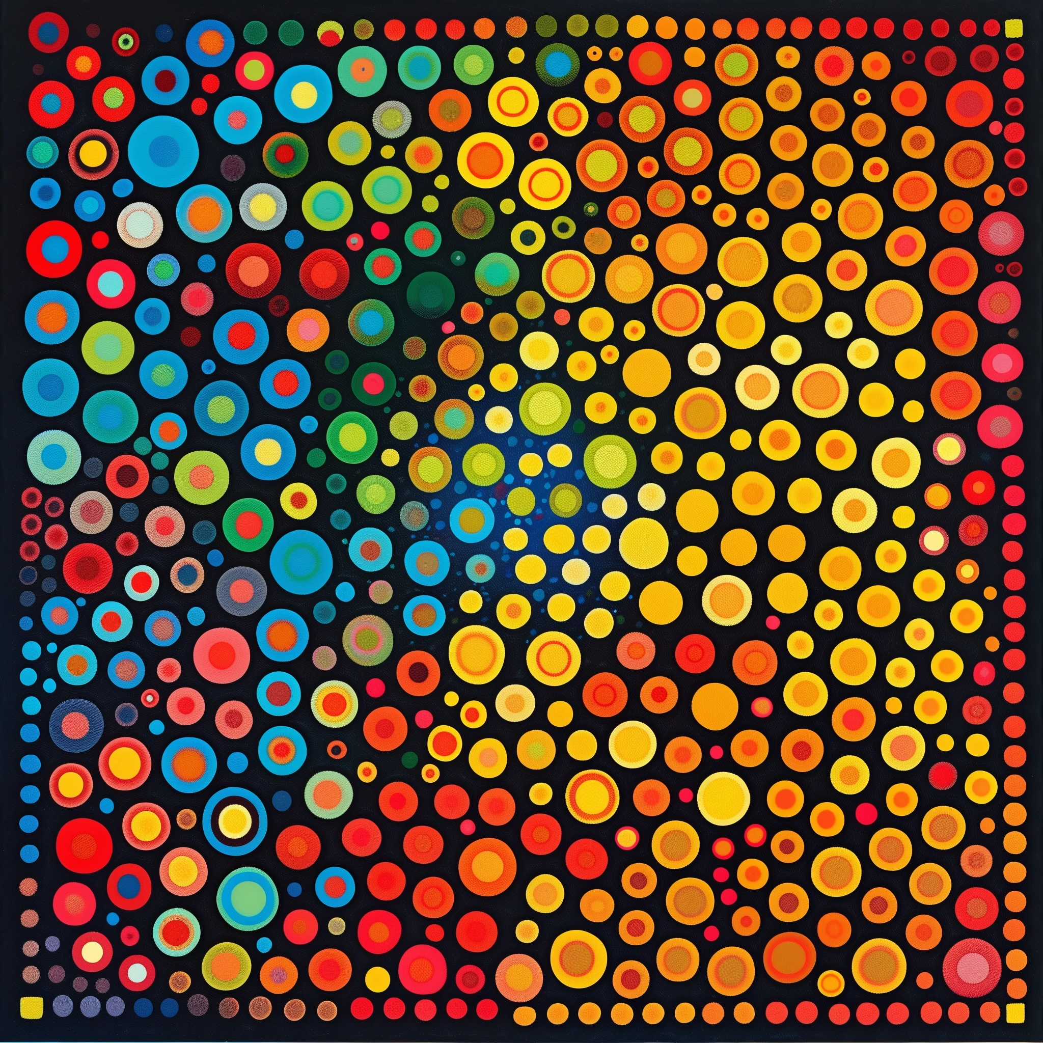 Colorful Circles Gradient Mosaic jigsaw puzzle