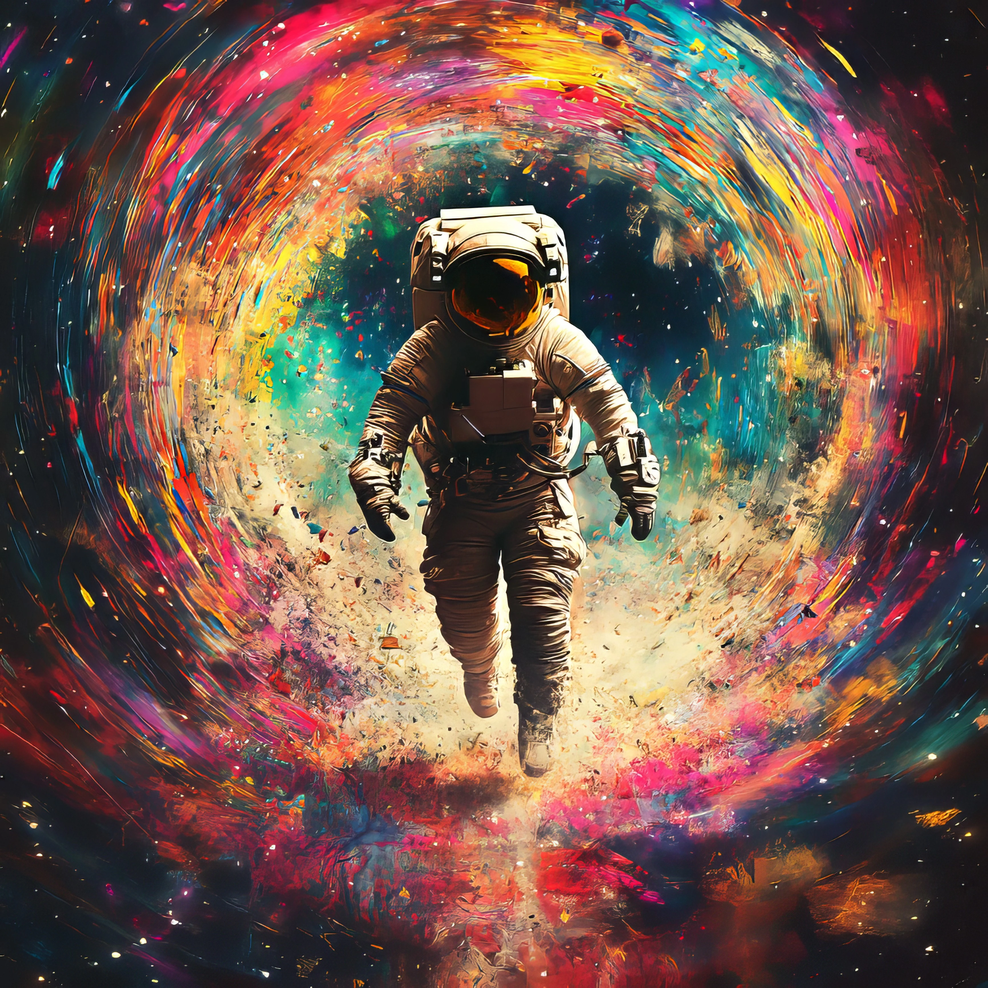 Astronaut Through the Wormhole jigsaw puzzle