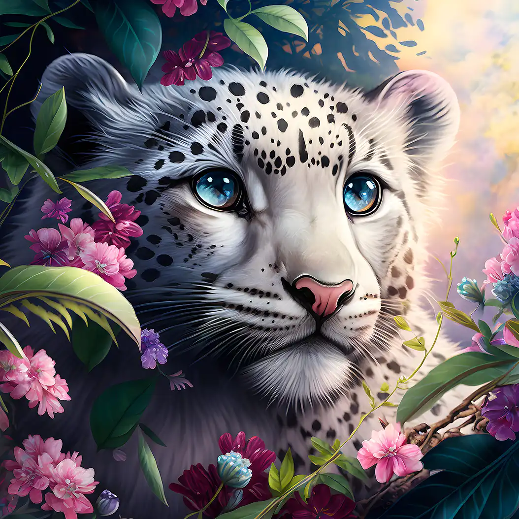 Adorable Snow Leopard