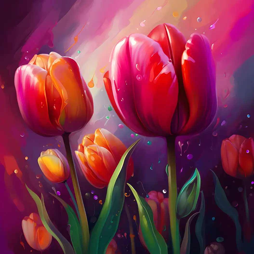 Colorful Tulip