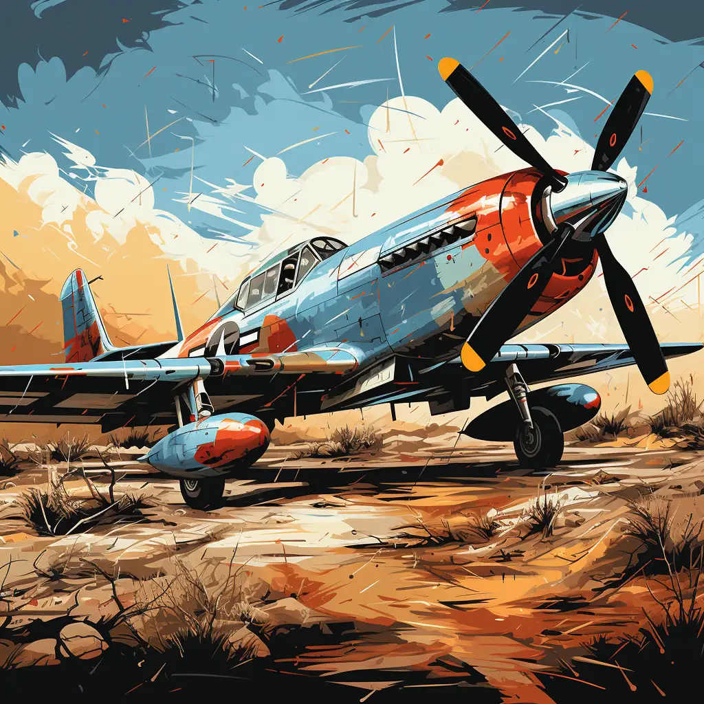 North American P 51 jigsaw puzzle