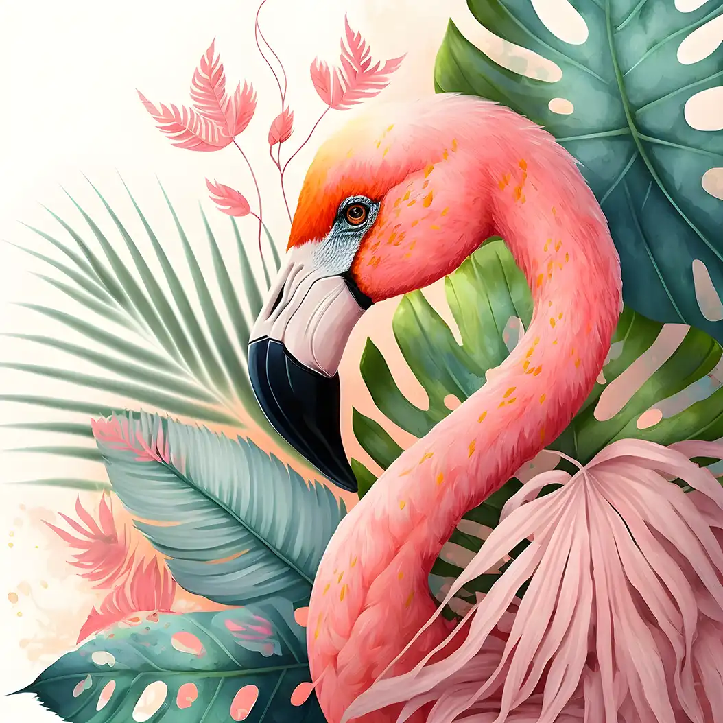Adorable Flamingo jigsaw puzzle