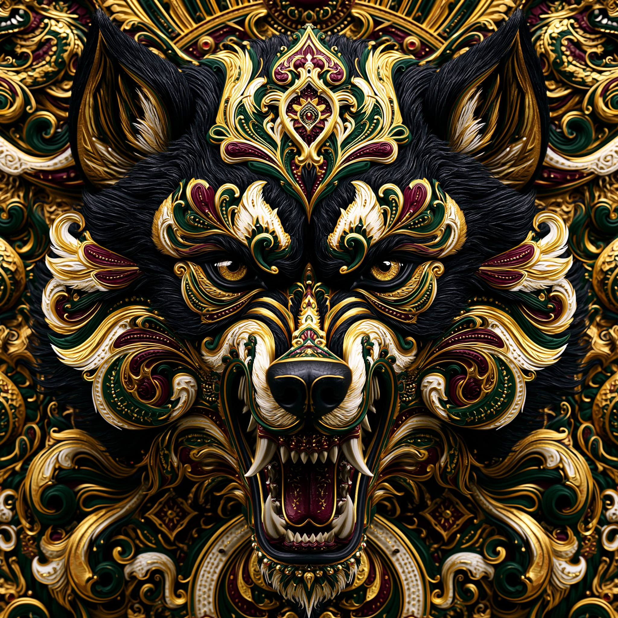 Lion's Ornate Crown jigsaw puzzle