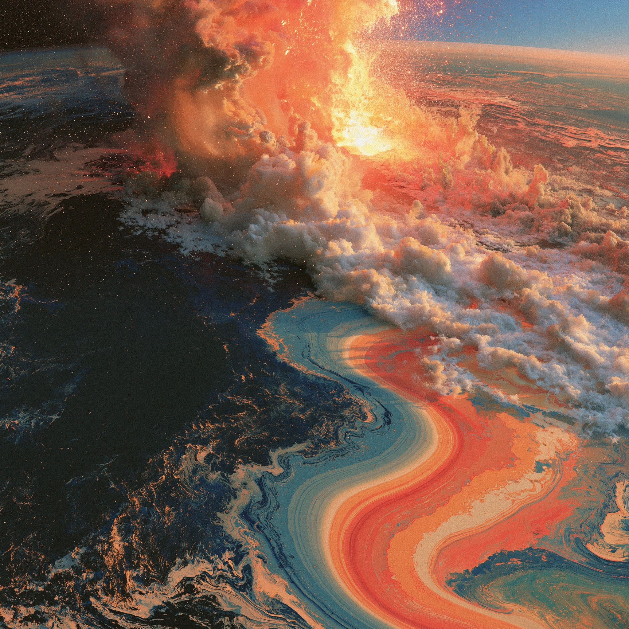 Volcanic Eruption from Space jigsaw puzzle