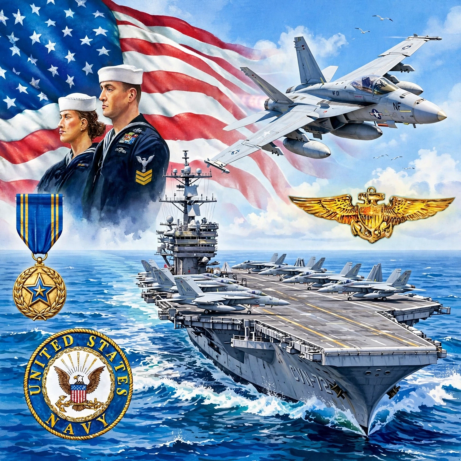 Navy Personnel at Sea jigsaw puzzle