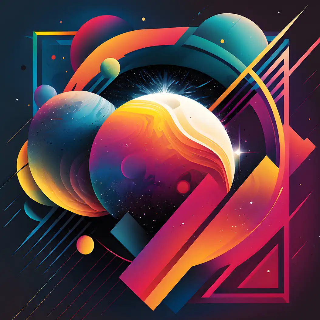 Retro Galaxy jigsaw puzzle
