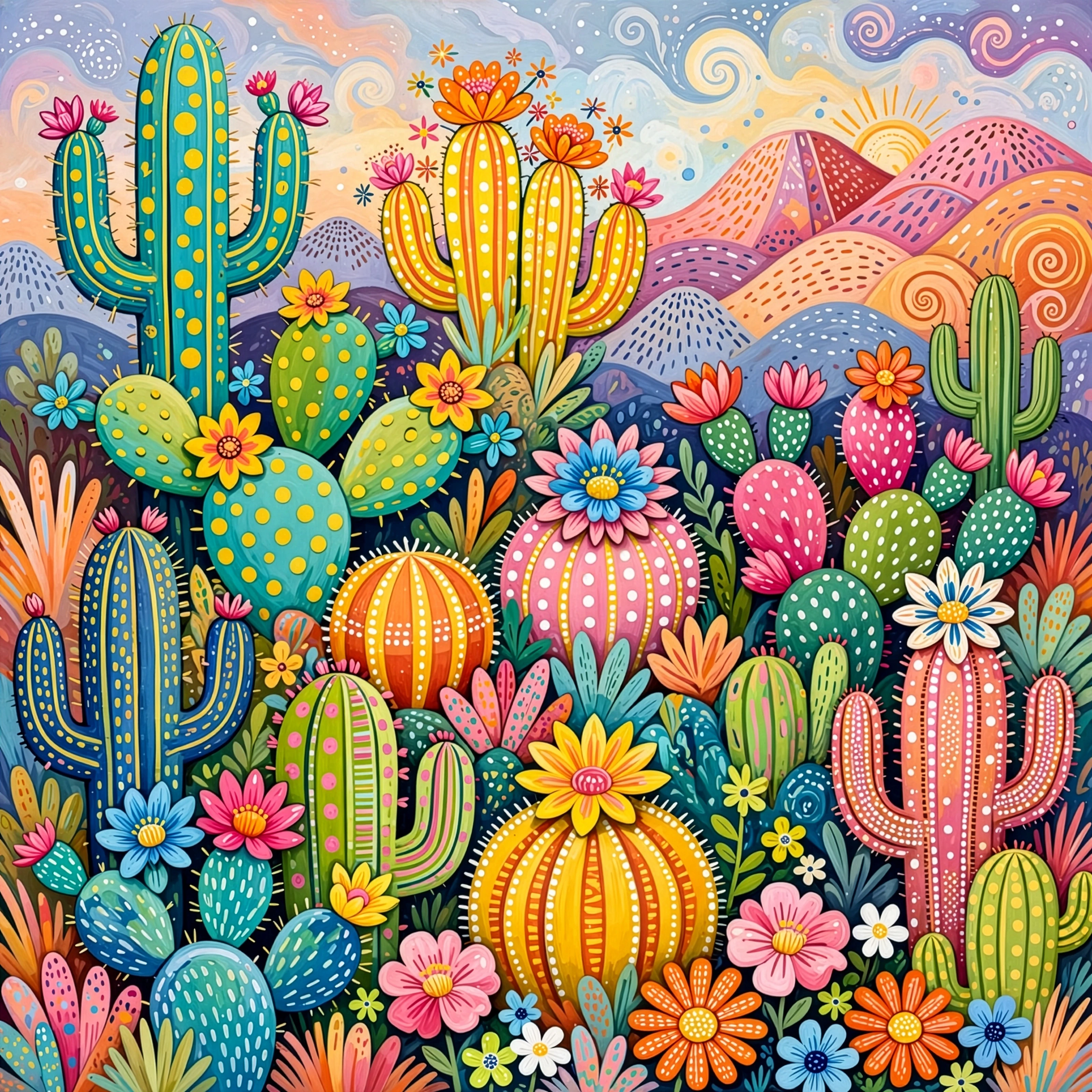 Desert Garden in Bloom jigsaw puzzle
