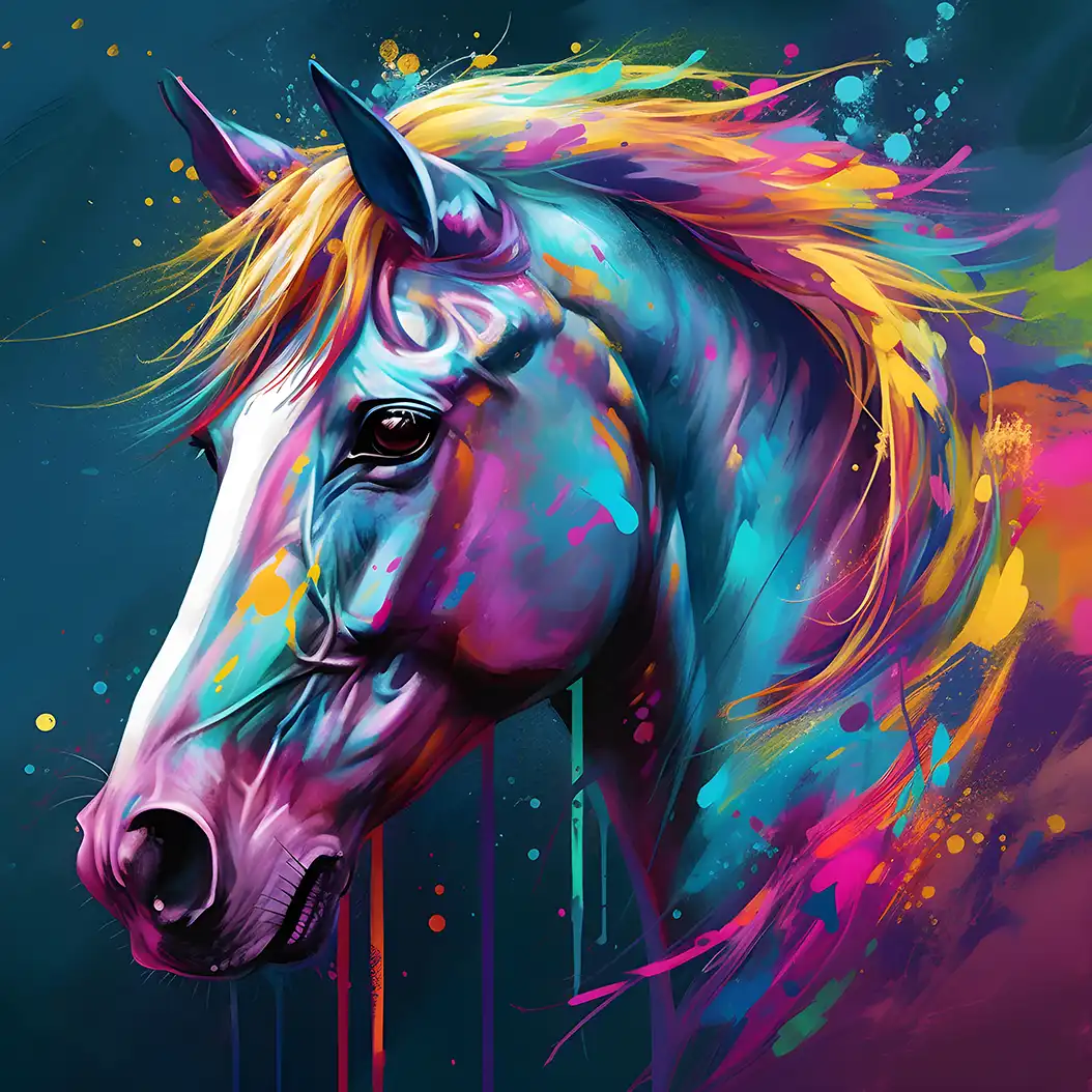 Colorful Horse