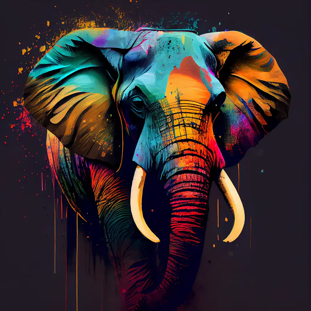 Majestic Elephant Portrait