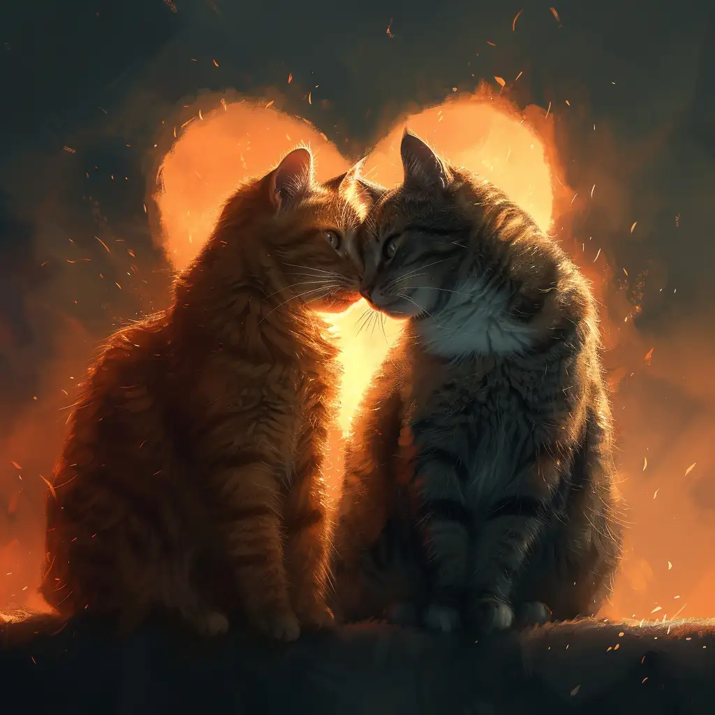 Cats In Love jigsaw puzzle