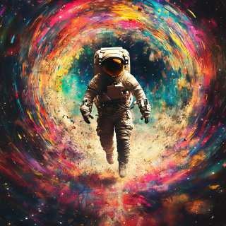 câu đố ghép hình Astronaut Through the Wormhole