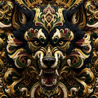 Lion's Ornate Crown jigsaw puzzle