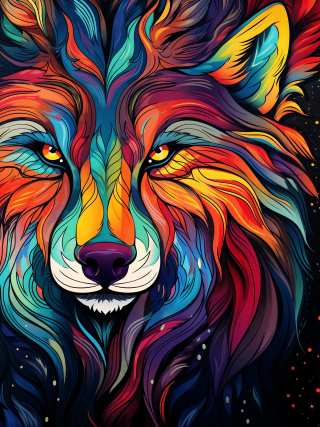 Lion's Fire and Storm jigsaw puzzle