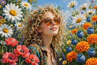 Summer in Rose-Tinted Glasses jigsaw puzzle